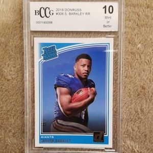2018 Donruss Saquon Barkley Rookie Card